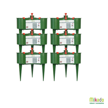 Lot de 6 Réservoirs 2L pour tuteur Mikado