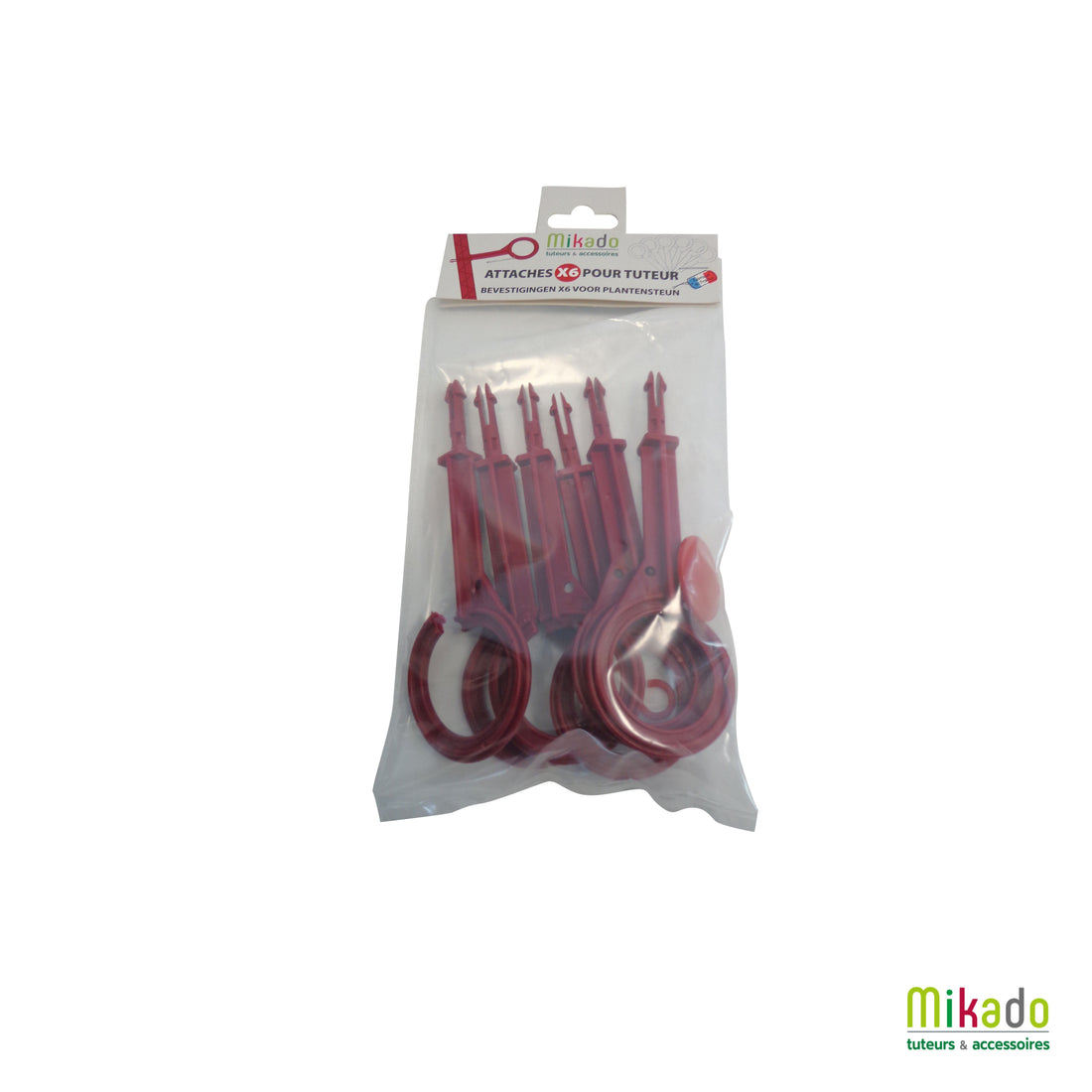 Sachet d'attaches pour tuteurs Mikado (x6)