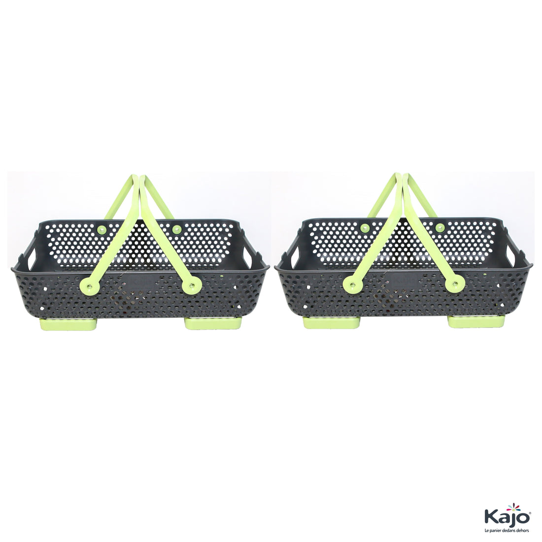 Lot de 2 paniers Kajo 20L