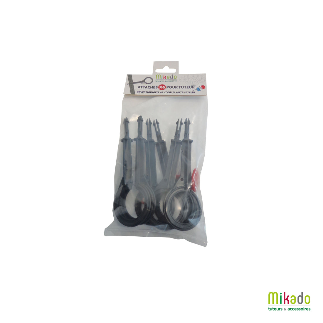 Sachet d'attaches pour tuteurs Mikado (x6)