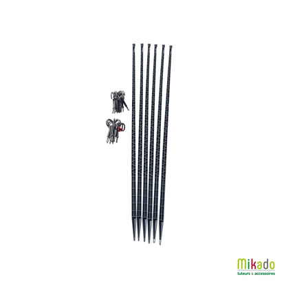 Pack tuteurs (6 tuteurs - 24 attaches)