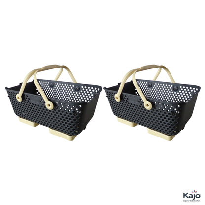 Lot de 2 paniers Kajo 15L
