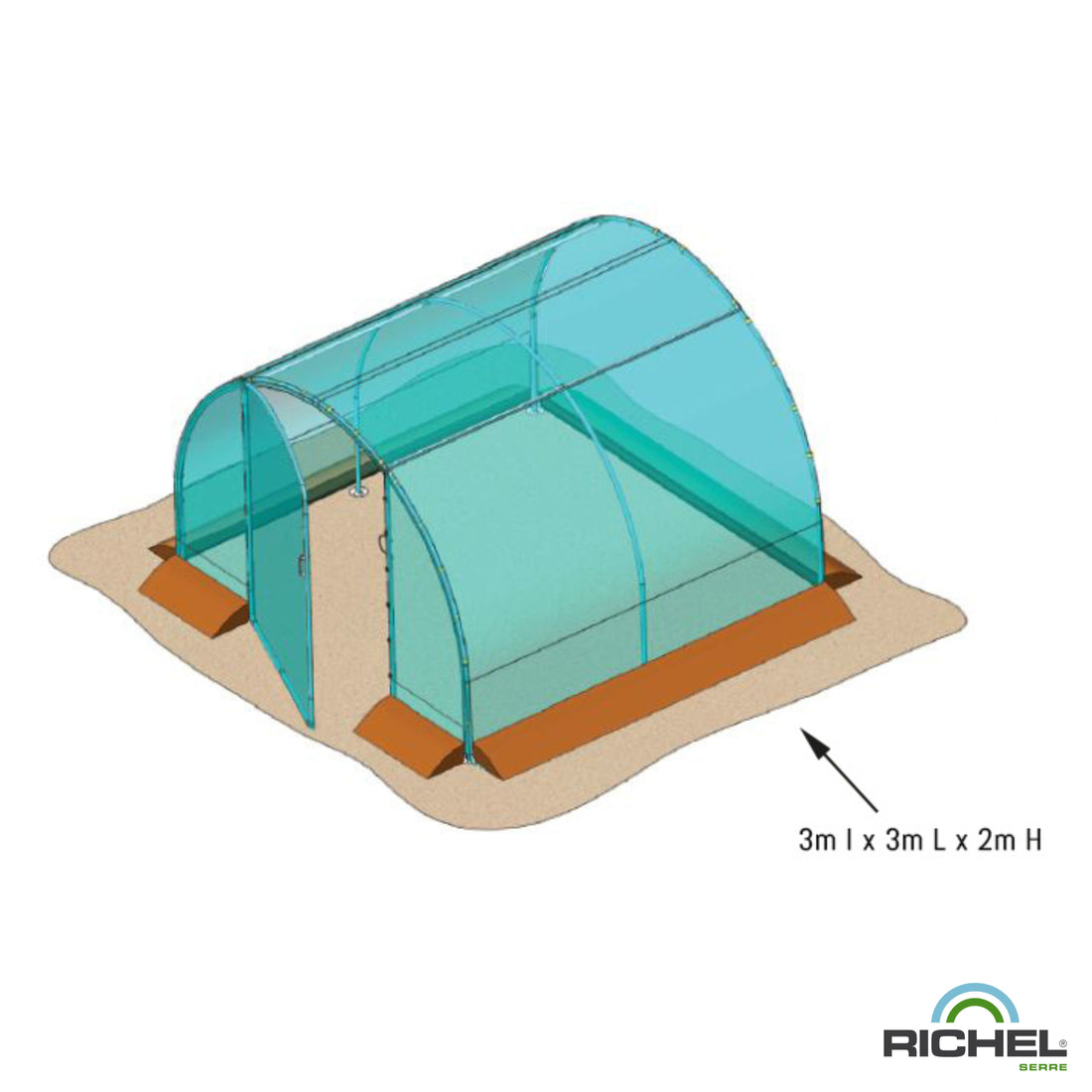 SAV SERRE 3m x 3m (9m²) - J30309 & J30310