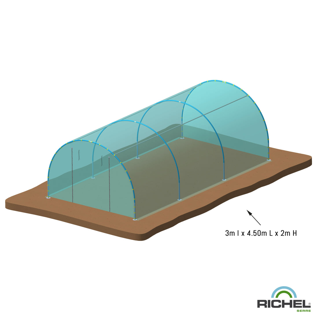 SAV SERRE 3m x 4,5m (13,5m²) - J30450 & J30451