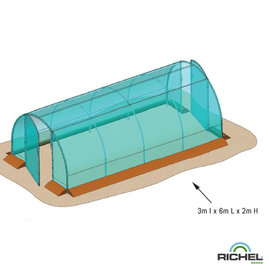 SAV SERRE 3mx6m (18m²) - J30602 & J30604